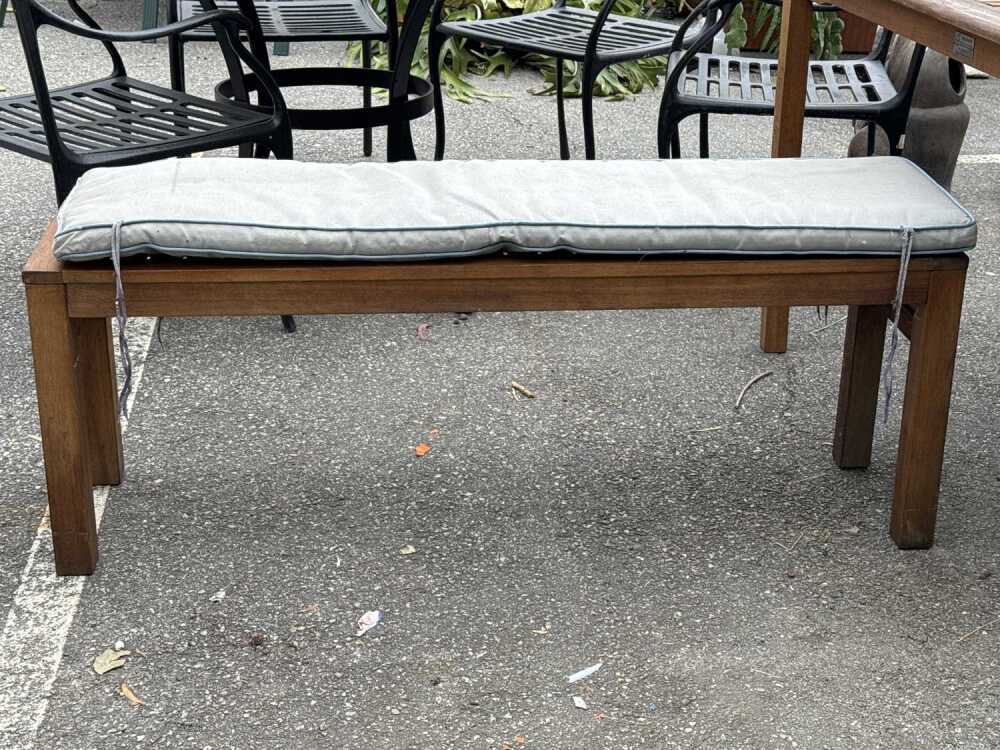 Three-piece timber outdoor dining setting