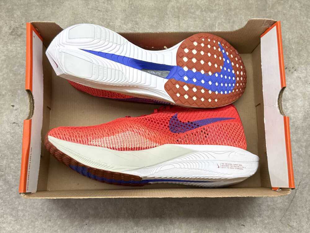 Nike ZoomX Vaporfly 3 'University Red Blue Joy', Mens US 12