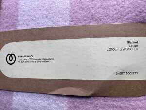 Sheet Society Morgan Wool blanket size L - 2