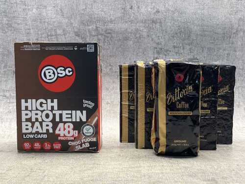 Group o Vittoria Coffee & BSC protein bars