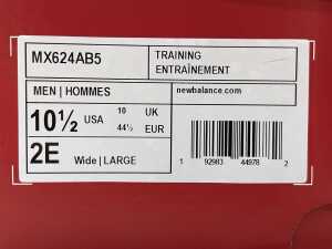 New Balance 624 V5 size US 10.5 Men's - 5