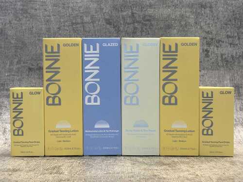Group of Bonnie tanning products