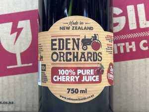 12 bottles of Eden Orchards 100% Pure Cherry Juice - 2