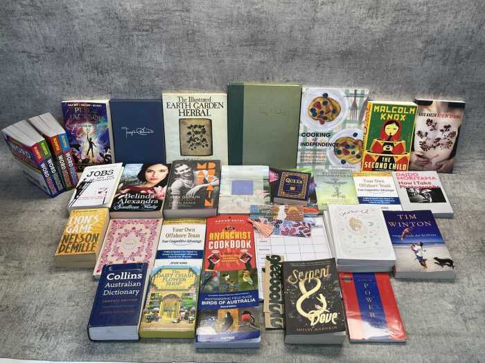 Group of books