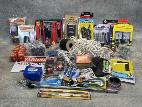 Group of garage products