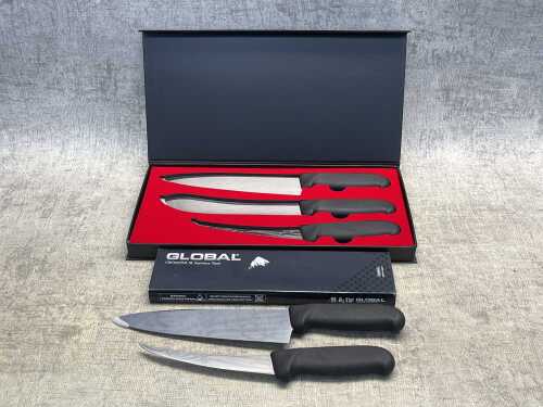 Group of kitchen knives