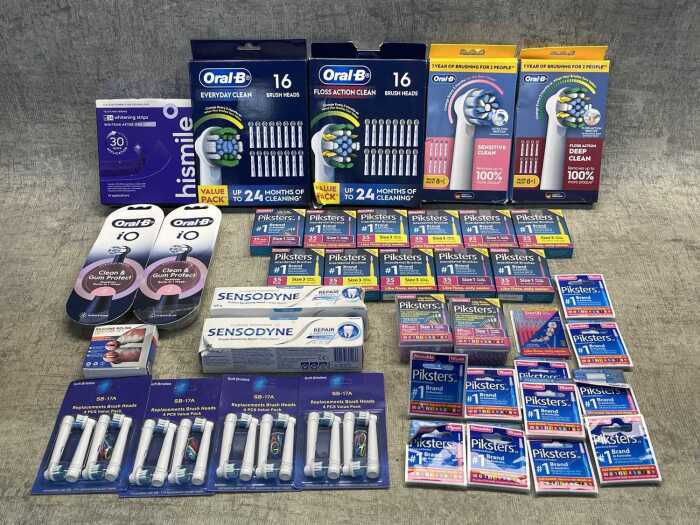 Group of oral hygiene products