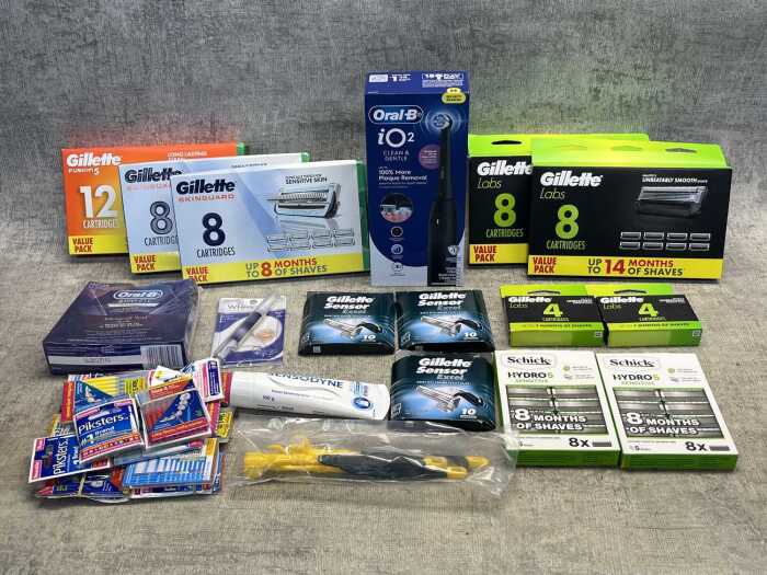 Group of hygiene products