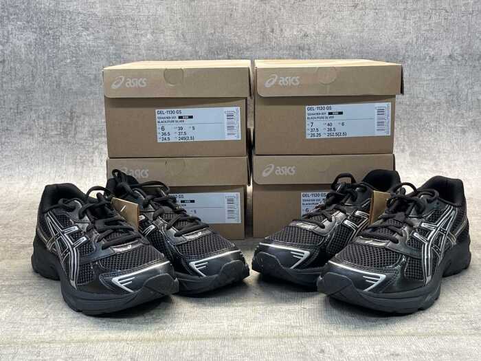 Four pairs of Asics Gel-1130 GS sizes US 6 & 7 Kids