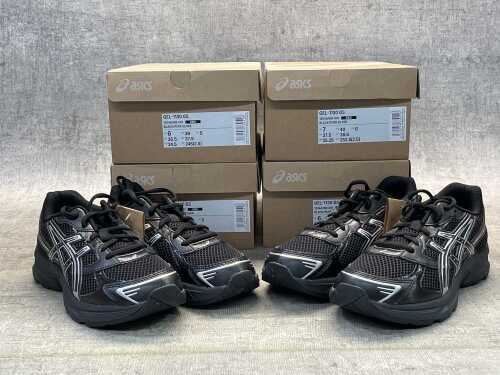 Four pairs of Asics Gel-1130 GS sizes US 6 & 7 Kids