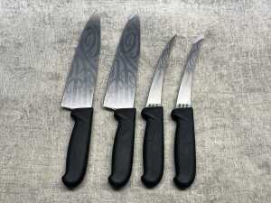 Four Indigenous Blades kitchen knives