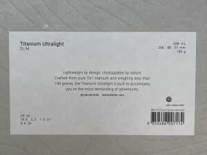 Memo Bottle Titanium Ultralight Slim - 3