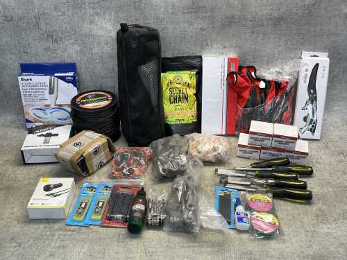 Group of garage products