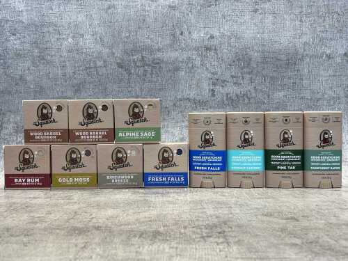 Group of Dr. Squatch products