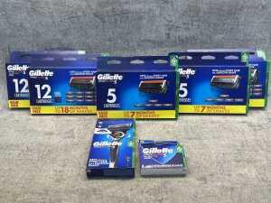 Group of Gillette Pro Glide 5 products