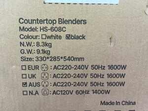 Vevor countertop blender - 2
