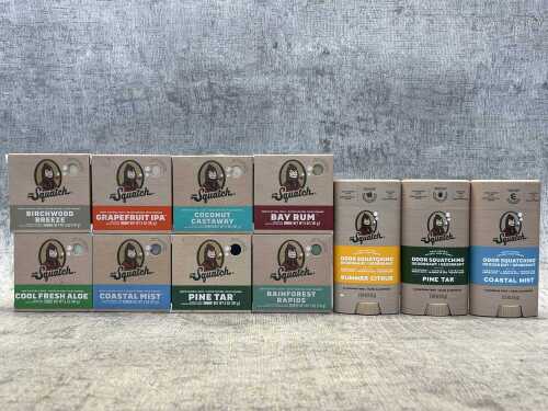 Group of Dr. Squatch products