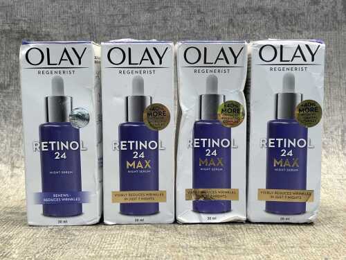 Four Olay Regenerist Retinol24