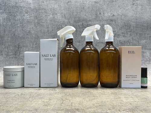 Group of beauty products