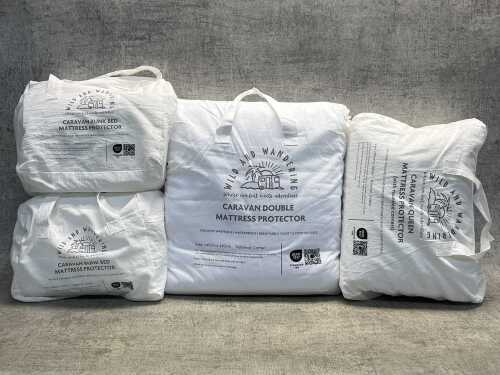 Group of Wild And Wandering caravan mattress protectors