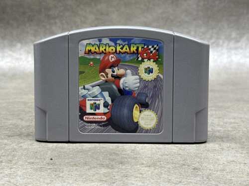 Nintendo 64 Mario Kart game cartridge