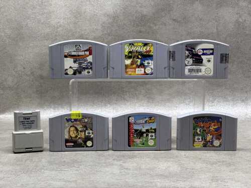 Six Nintendo 64 game cartridges