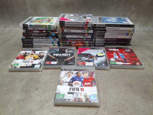 PlayStation 2 and 3 games, including Star Wars Battlefront II
