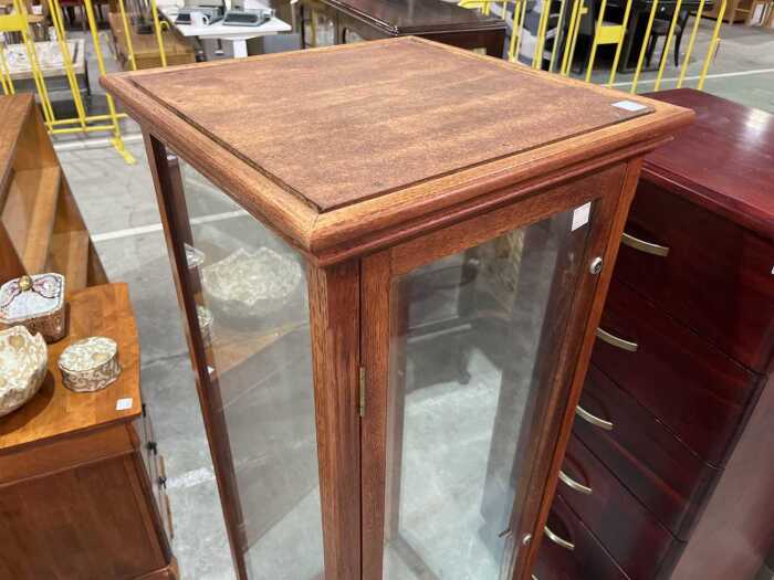 Timber Displays Timber display cabinet
