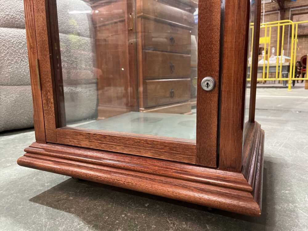 Timber display cabinet