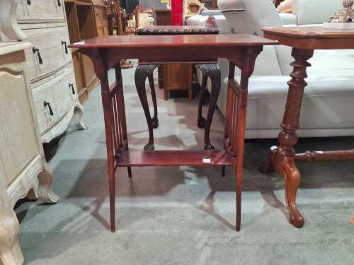 Arts and Crafts timber occasional table