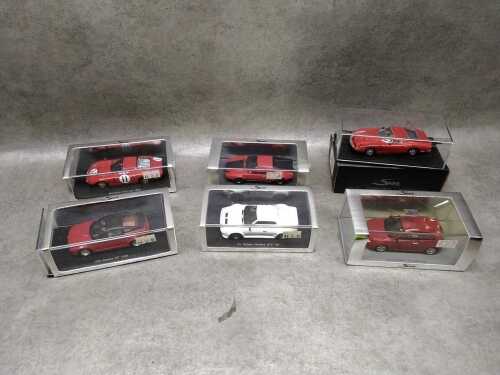 Six Spark 1/43 scale die cast cars in original packaging