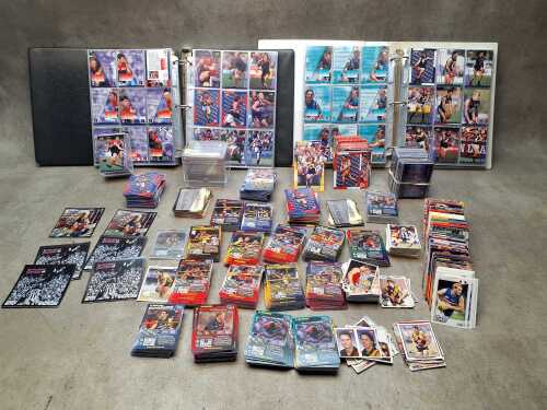 Collection of AFL football cards