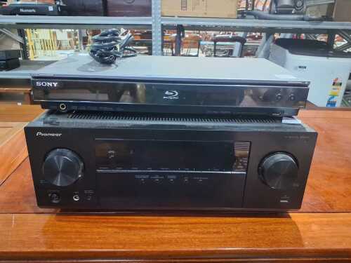 Pioneer and Sony audiovisual components