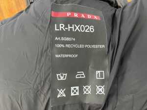 Designer style nylon vest in black, size XL - 5
