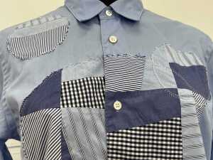 COMME des GAR&Ccedil;ONS HOMME dress shirt in blue, size XS - 3