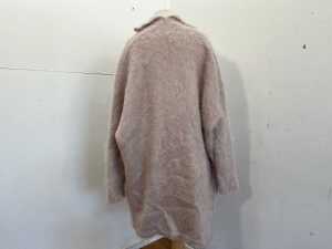 Scanlan Theodore Brushed Mohair Cardigan in Mink, one size - 4
