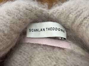 Scanlan Theodore Brushed Mohair Cardigan in Mink, one size - 6