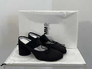 Designer style heels in black, size EU 37