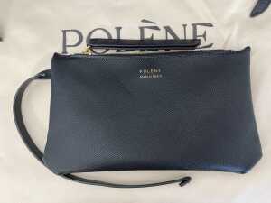Pol&egrave;ne Cyme Mini handbag in Textured Black - 3