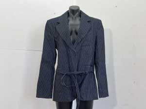 Maku Santorini Blazer in Navy Painted Strip, size 8
