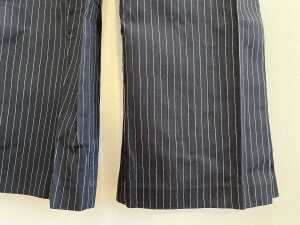 Maku Santorini Trouser in Navy Painted Stripe, size 6 - 3