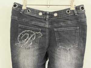 Bye Bambi Venus Jean in Sterling, size S - 4