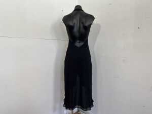 Sasha Therese Cora Midi Dress in black, size XS - 4