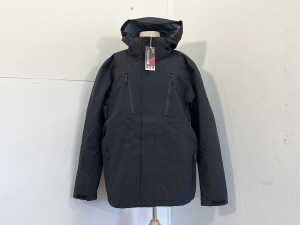 Mountain Warehouse Zenith III Extreme Men's 3-in-1 Waterproof Jacket in Black, size L