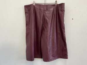 Motto Pu Cleo Short in Burgundy, size 18 - 4