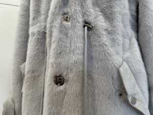 Angel Wings By Lucy MacGill Chica Chica Jacket in Silver, size M - 4
