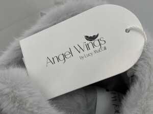 Angel Wings By Lucy MacGill Chica Chica Jacket in Silver, size M - 7