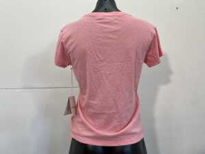 Mother The Lil Goodie Goodie Tee in Wag and Wheel Pink Icing, size S - 3