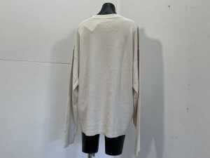 Maison Labiche Plichon Sweatshirt in cream, size L - 4