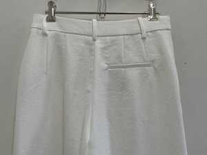 Kookai Airel Straight Leg Pant in Natural White, size AU 8 - 4